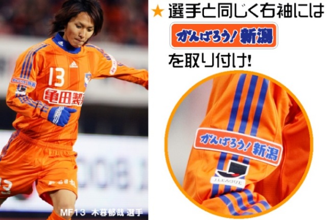 右袖にはがんばろう!新潟